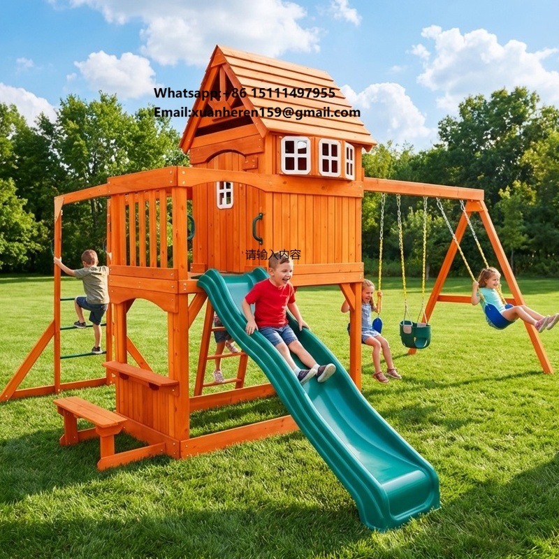 Kids Outdoor Monkey Bars - Büyük Açık Hava Eğlence Ekipmanları Çocuk