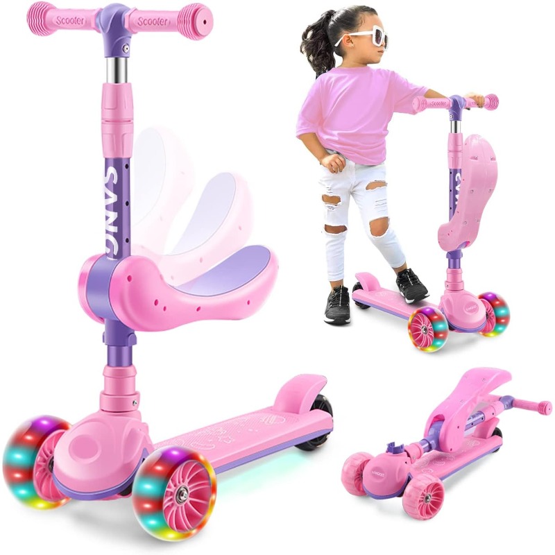 Kids Outdoor Ride On - 2'si 1 arada Çocuk Kick Scooter