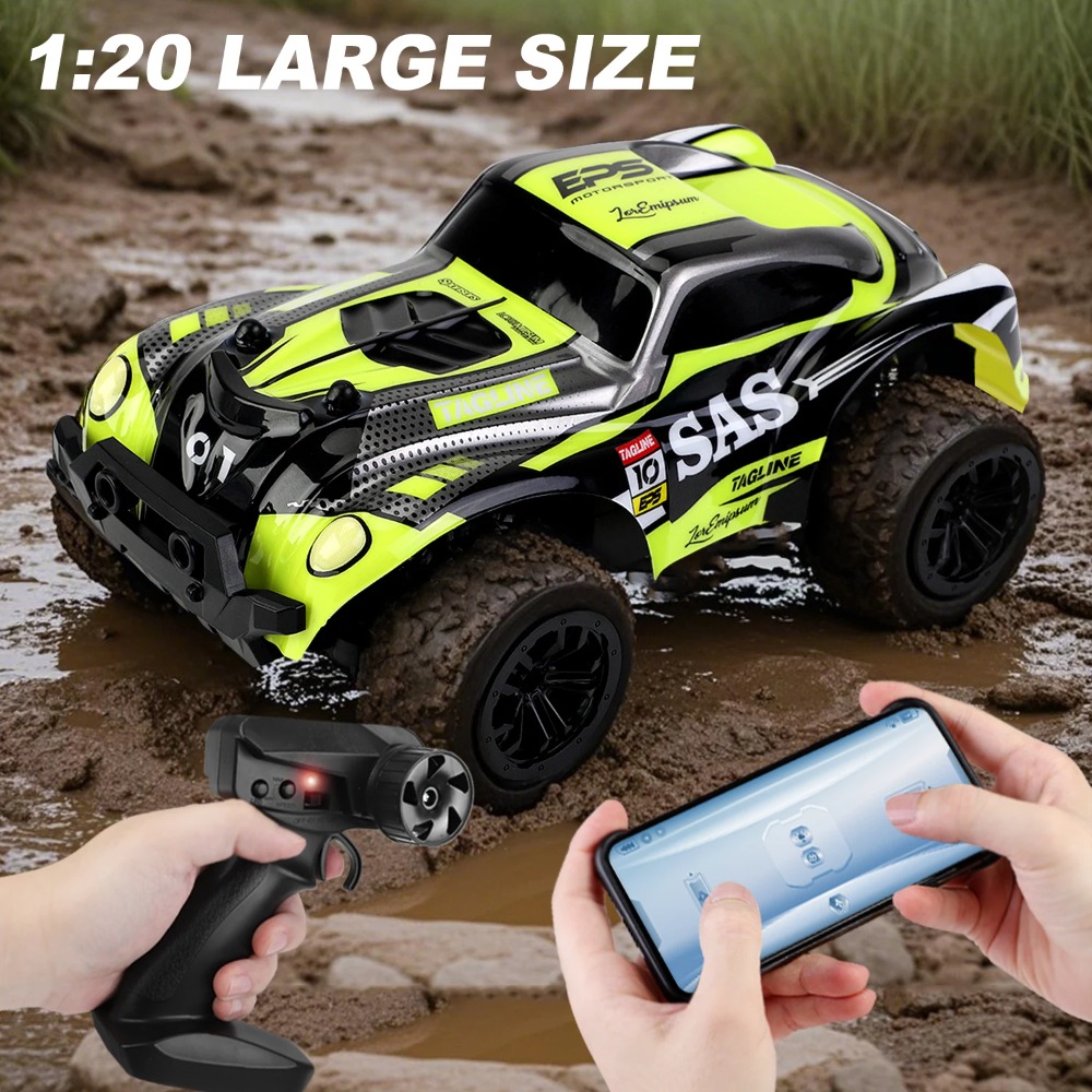 Kids Outdoor Dirt Toys - 1:20 RC Pikap Canavar Kamyon Yüksek