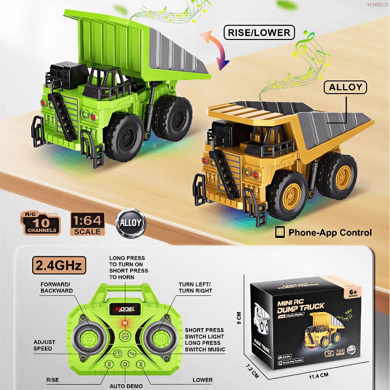 1:64 Uzaktan Kumandalı ve Alaş - Kids Outdoor Vehicles incelemesi ve fiyatı
