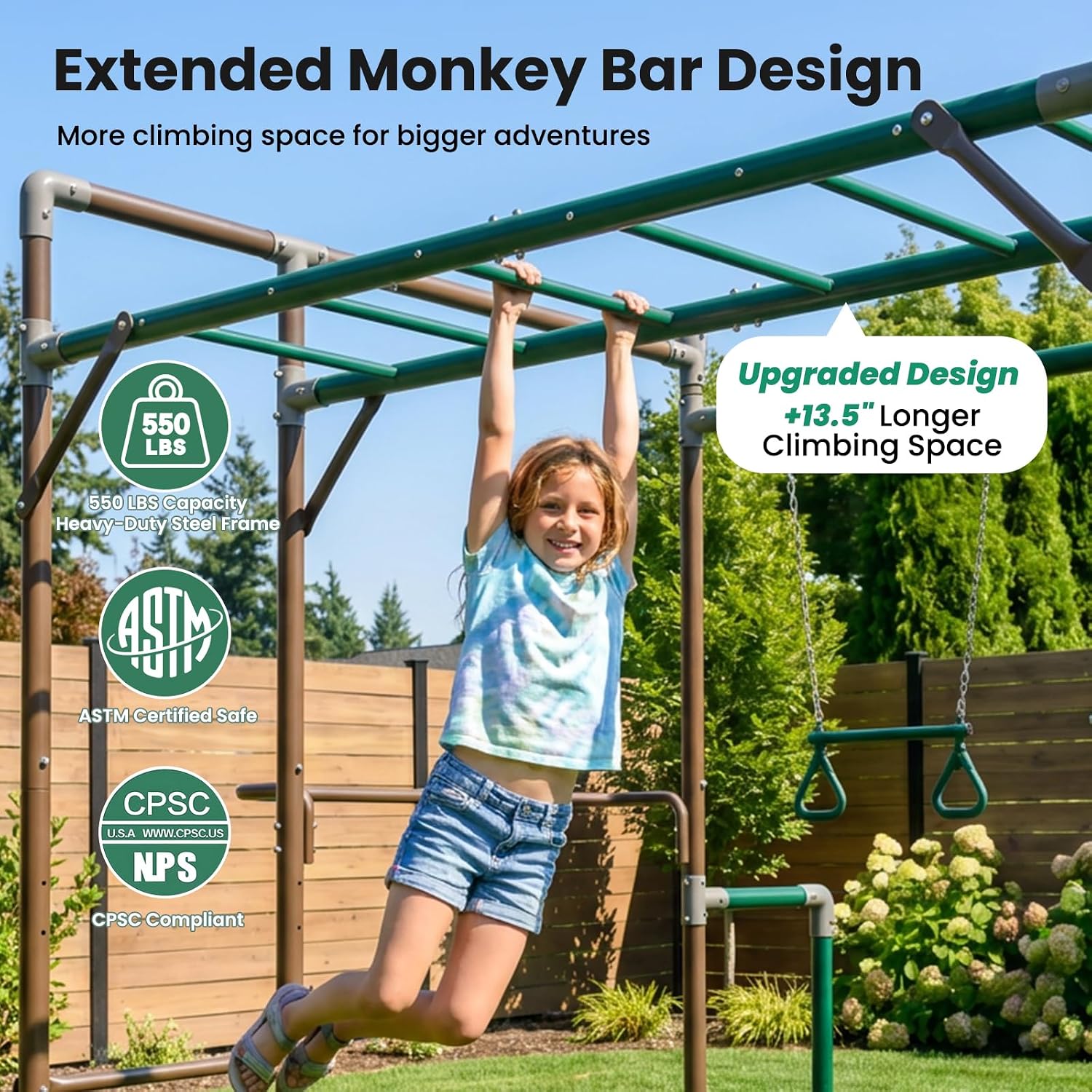 Çocuklar için Açık Hava Oyun P - Kids Outdoor Monkey Bars incelemesi ve fiyatı