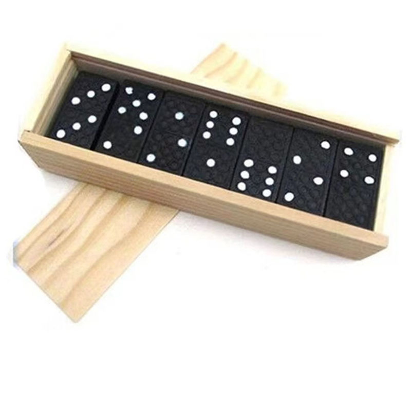28 adet/takım ahşap Domino mas - Kids Outdoor Education incelemesi ve fiyatı