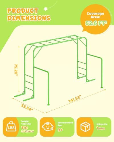 Açık Hava Maymun Bar Seti, Tır - Kids Outdoor Monkey Bars incelemesi ve fiyatı