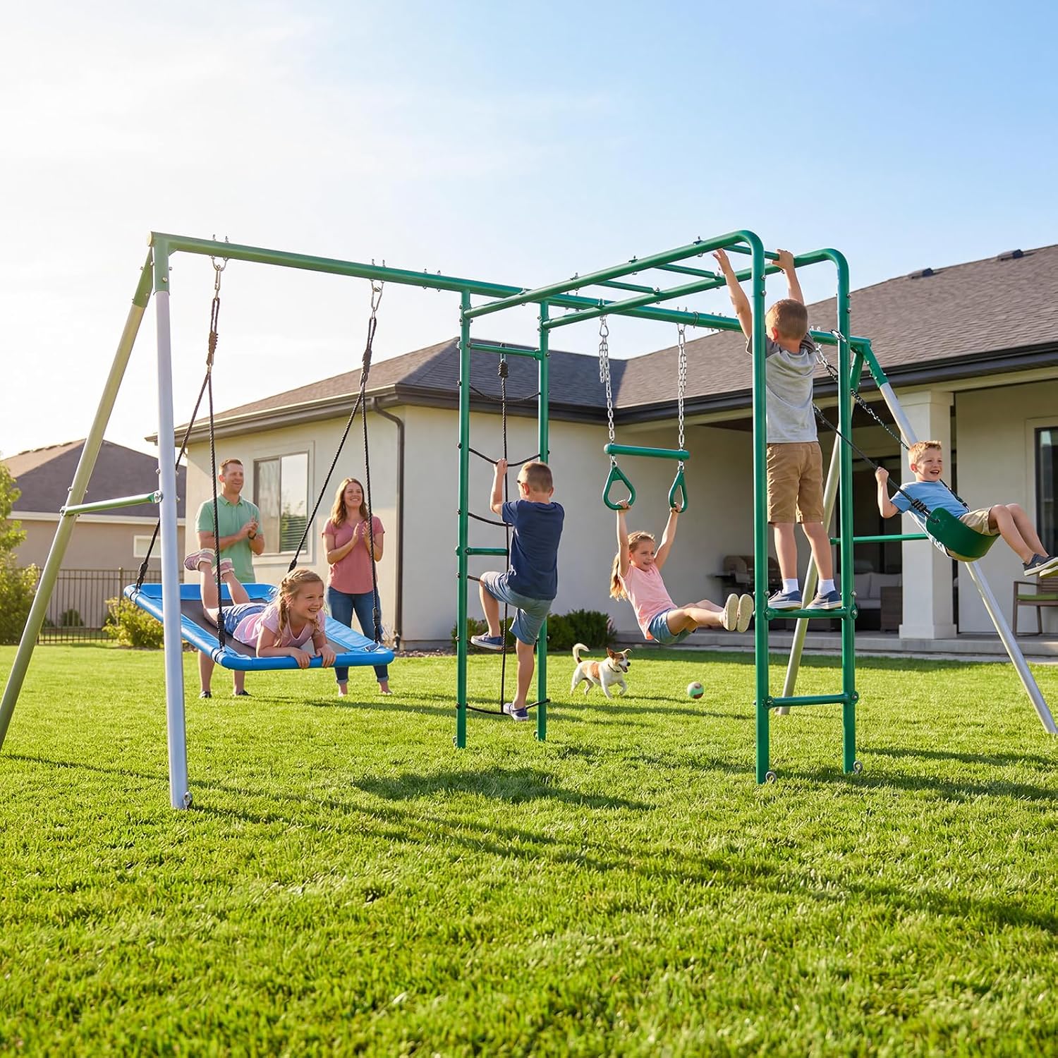 Maymun Çubuklu Arka Bahçe Salı - Kids Outdoor Monkey Bars incelemesi ve fiyatı