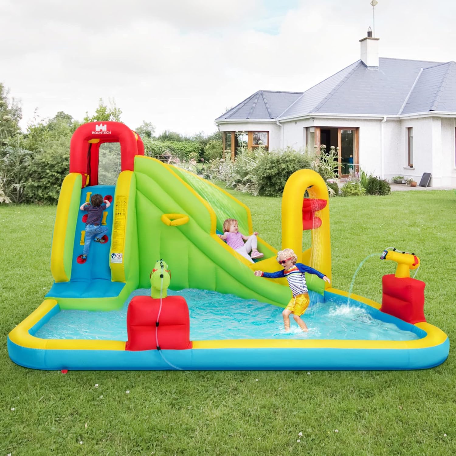 Çocuklar için Mega Şişme Su Pa - Kids Outdoor Climbing Wall incelemesi ve fiyatı