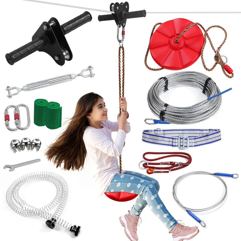 Çocuklar için Disk Salıncaklı  - Kids Outdoor Zipline incelemesi ve fiyatı