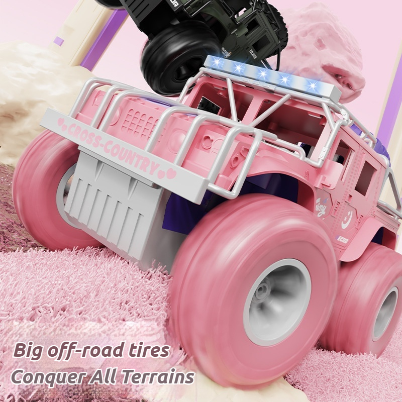 Süper Büyük Pembe RC Arazi Ara - Kids Outdoor Dirt Toys incelemesi ve fiyatı