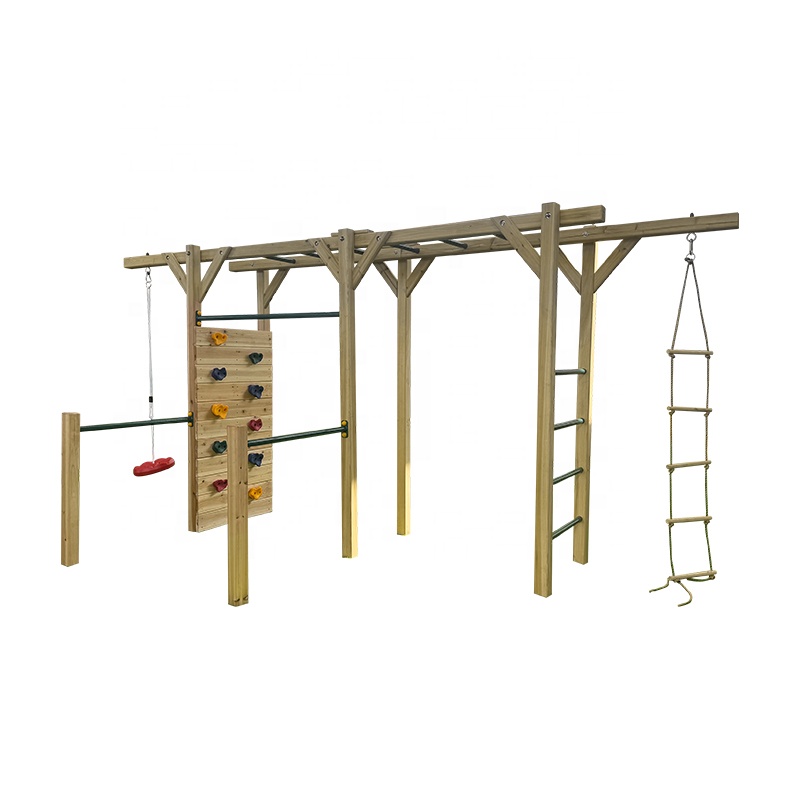6'sı 1 arada Ahşap Fitness Eki - Kids Outdoor Monkey Bars incelemesi ve fiyatı