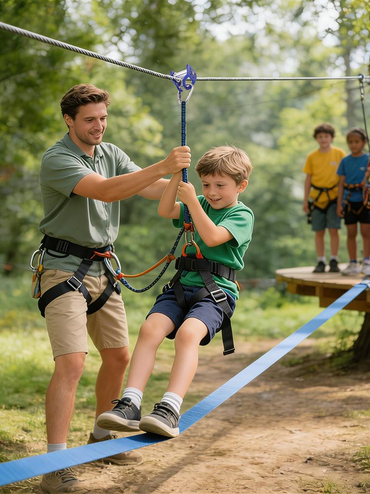 Açık Hava Kasnaklı Zipline Hız - Kids Outdoor Zipline incelemesi ve fiyatı