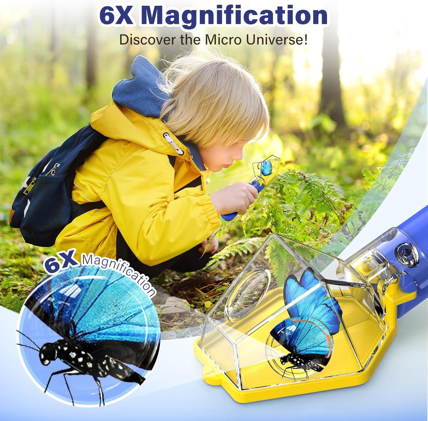 6X Büyüteçli Çocuk Böcek Yakal - Kids Outdoor Education incelemesi ve fiyatı